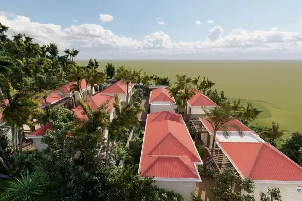 Grand terrain avec Permis de construire - 4 villas -  Lorient