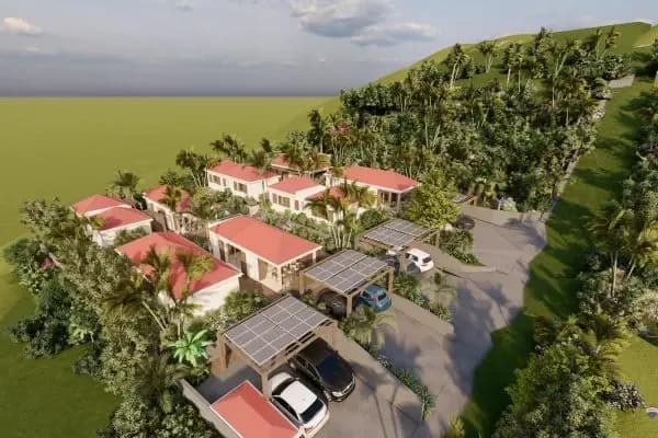 Large plot of land with building permit - 4 villas - Lorient - Photo 1